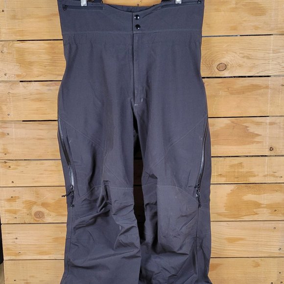 Arc'Teryx Minuteman Goretex Ski Bibs in Cinder - Men's LG Short Made in Canada - Picture 1 of 15